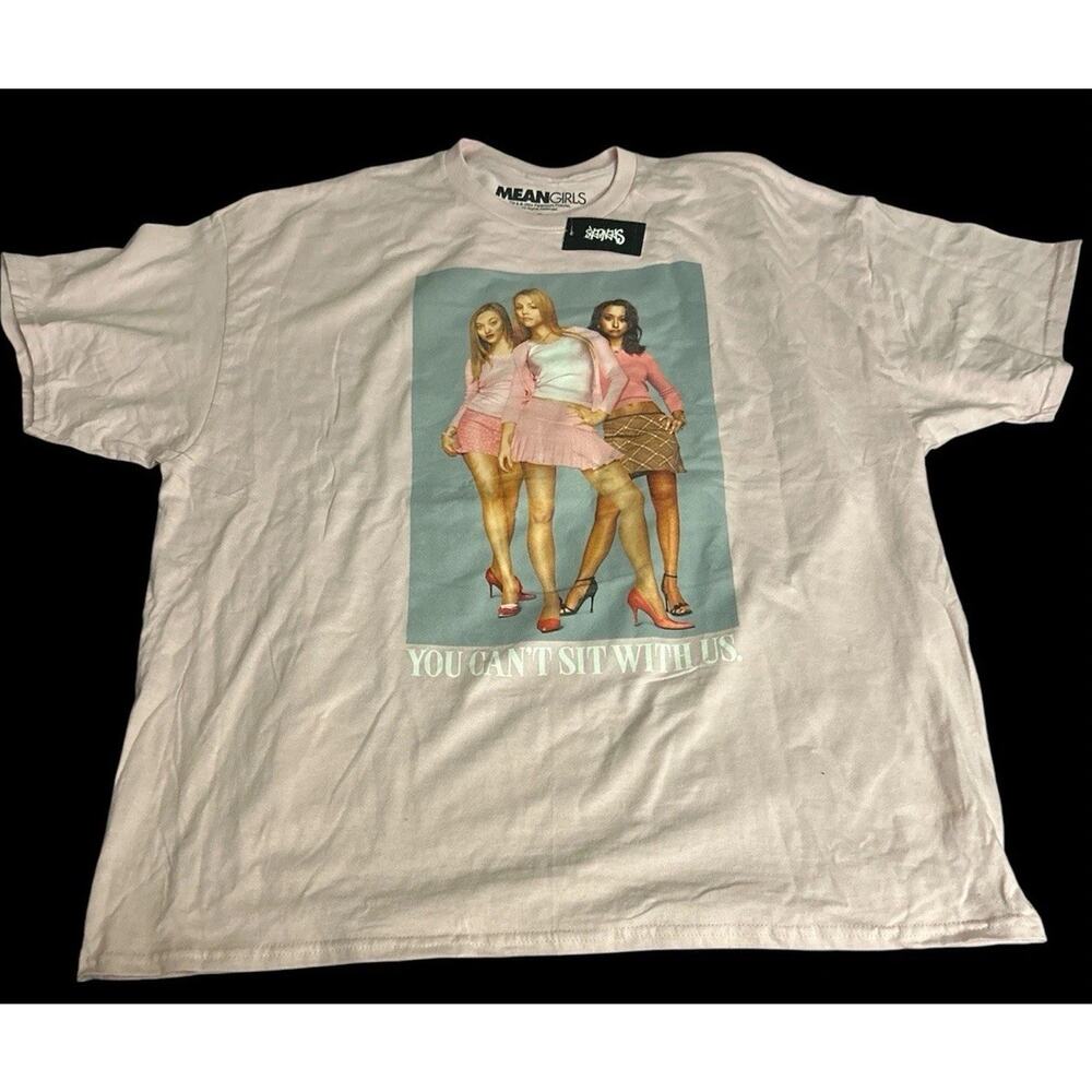 Mean Girls Short Sleeve Graphic T-Shirt Pink Size 2XL THE‎ PLASTICS